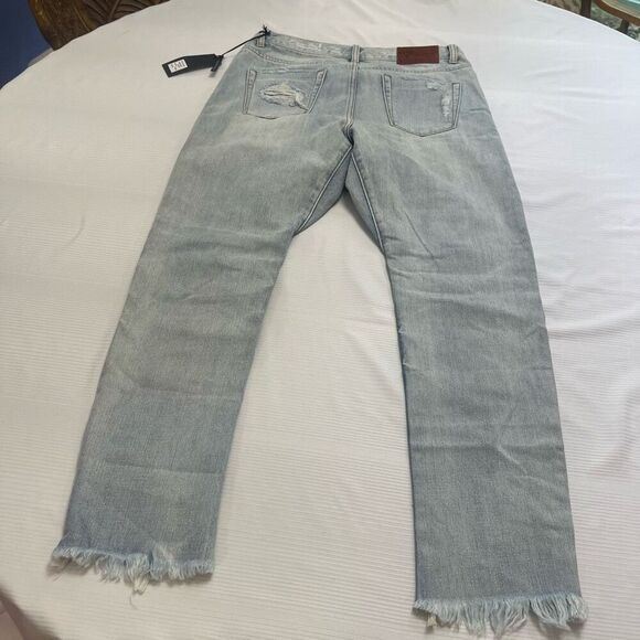 NWT One X One Teaspoon Saints Phoenix Destroyed Denim Jeans Size 26 New - Picture 9 of 12